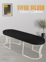 Viego Silver Smooth Bench Puf - Görsel 49