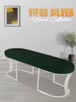 Viego Silver Smooth Bench Puf - Görsel 55