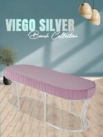 Viego Silver Striped Bench Puf - Görsel 35