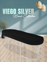 Viego Silver Striped Bench Puf - Görsel 40