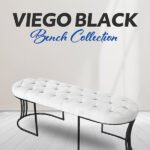 Viego Siyah Bench Puf