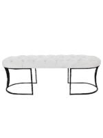 Viego Siyah Bench Puf - Görsel 2