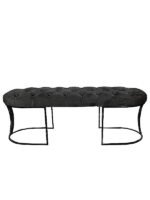 Viego Siyah Bench Puf - Görsel 9