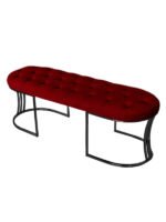 Viego Siyah Bench Puf - Görsel 12