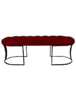 Viego Siyah Bench Puf - Görsel 14