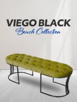 Viego Siyah Bench Puf - Görsel 17