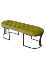 Viego Siyah Bench Puf - Görsel 18