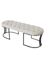 Viego Siyah Bench Puf - Görsel 24