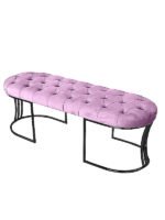 Viego Siyah Bench Puf - Görsel 42