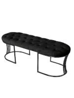 Viego Siyah Bench Puf - Görsel 48