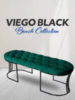 Viego Siyah Bench Puf - Görsel 53