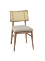 Visby Sedef Natural Ahşap Bohem Sandalye - Görsel 6