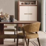 Vitton Ceviz Ahşap Yemek Odası Sandalyesi