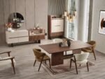 Vitton Ceviz Ahşap Yemek Odası Sandalyesi - Görsel 26