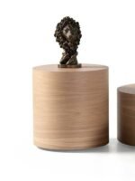 Walnut Ahşap Yan Sehpa - Görsel 5