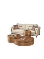 Walnut Ceviz Orta Sehpa Takımı - Görsel 4