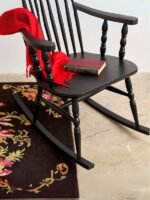 Willlow Rocker Ahşap Sallanır Sandalye - Görsel 6