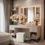 Zengo Gold Twin Line Puf, Kare