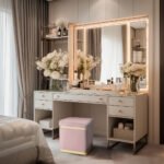 Zengo Gold Twin Line Puf, Kare - Görsel 11