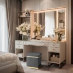 Zengo Gold Twin Line Puf, Kare - Görsel 26