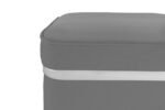 Zengo Silver Twin Line Puf, Kare - Görsel 18
