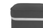 Zengo Silver Twin Line Puf, Kare - Görsel 33