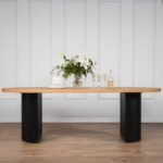 Zeno Ahşap Bohem Yemek Masası 90x200