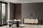 Zeno Oval Ahşap Bohem Yemek Masası 90x200 - Görsel 17
