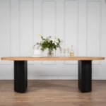 Zeno Oval Bohem Yemek Masası 90x180