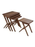 Zeta Ceviz Zigon Sehpa - Görsel 3