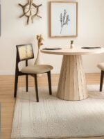 Zeus Bambu Hasırlı Ahşap Bohem Sandalye