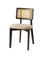 Zeus Bambu Hasırlı Ahşap Bohem Sandalye - Görsel 3