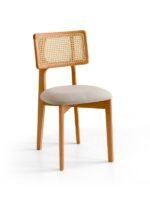 Zeus Bambu Hasırlı Ahşap Bohem Sandalye - Görsel 10