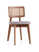 Zeus Bambu Hazeranlı Ahşap Bohem Sandalye